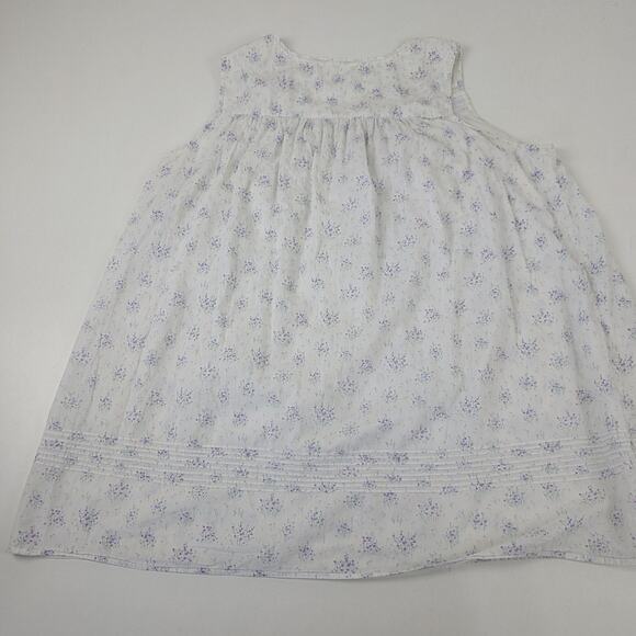 Eileen West Nightgown Womens 2X Sleeveless Lace Trim Floral Pajama Sleepwear - Picture 10 of 10